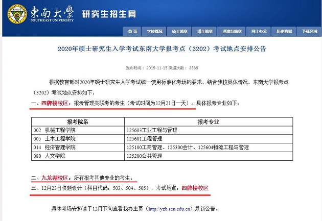 这些MBA院校的考场安排已公布！附准考证下载流程！