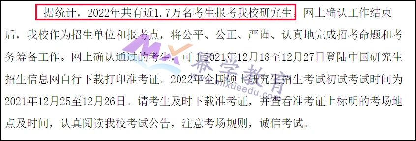 最新7所MBA院校发布2022考研报名人数！